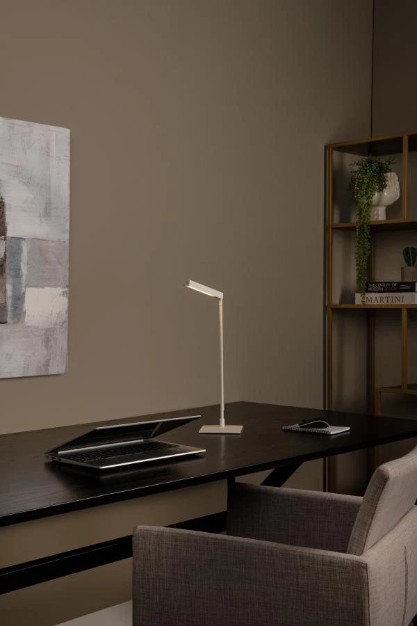 Lucide LAVALE - Schreibtischlampe - LED Dim. - 1x3W 2700K - Weiß - Atmosphäre 1